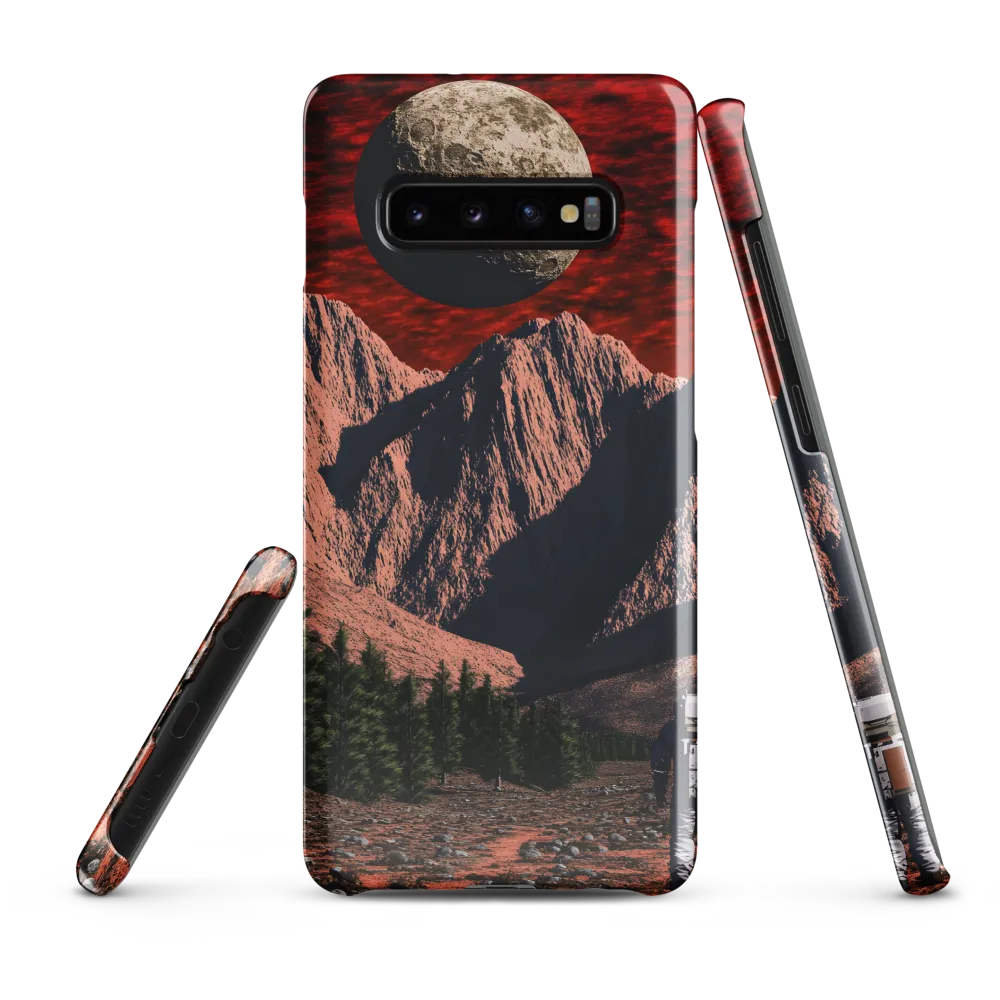 Beyond the Mountains: An Astronaut's Journey | Phone Case |  S10 Plus | Snap Case | Glossy