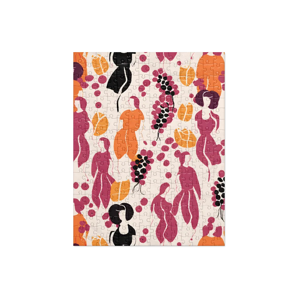 Fashion and Flora: An Abstract Dance