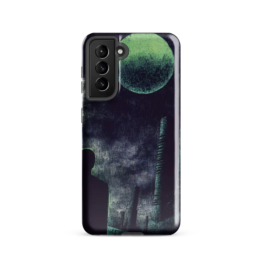 Lunar Solitude | Phone Case |  S21 | Tough Case | Glossy