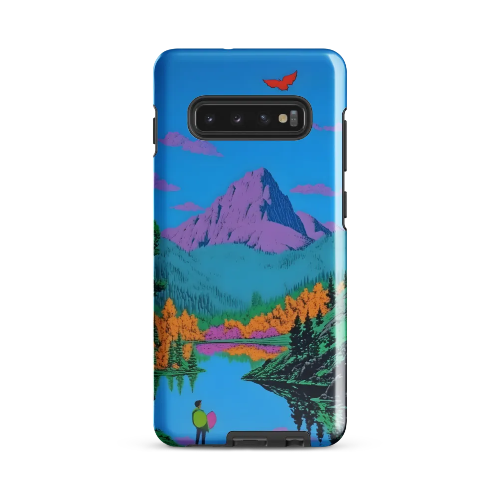 Whispers of Color: A Surreal Escape | Phone Case |  S10 Plus | Tough Case | Glossy