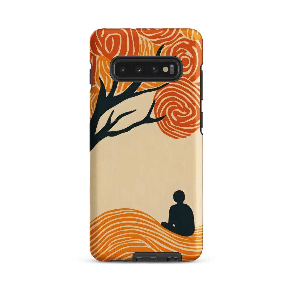 Silent Reflections under Swirling Leaves | Phone Case |  S10 Plus | Tough Case | Matte