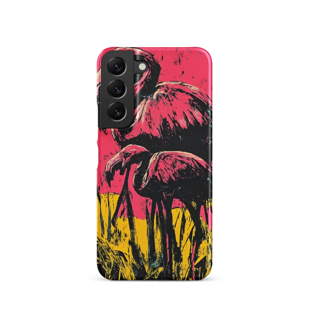 Flamingo Duet: A Pop Art Expression