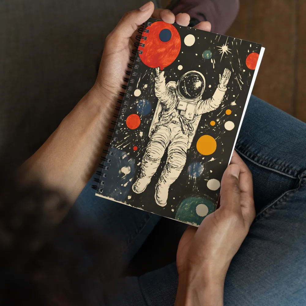 Floating in the Cosmos | Spiral Notebook