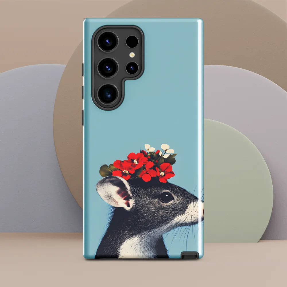 Whimsical Flora: A Mouse's Floral Crown