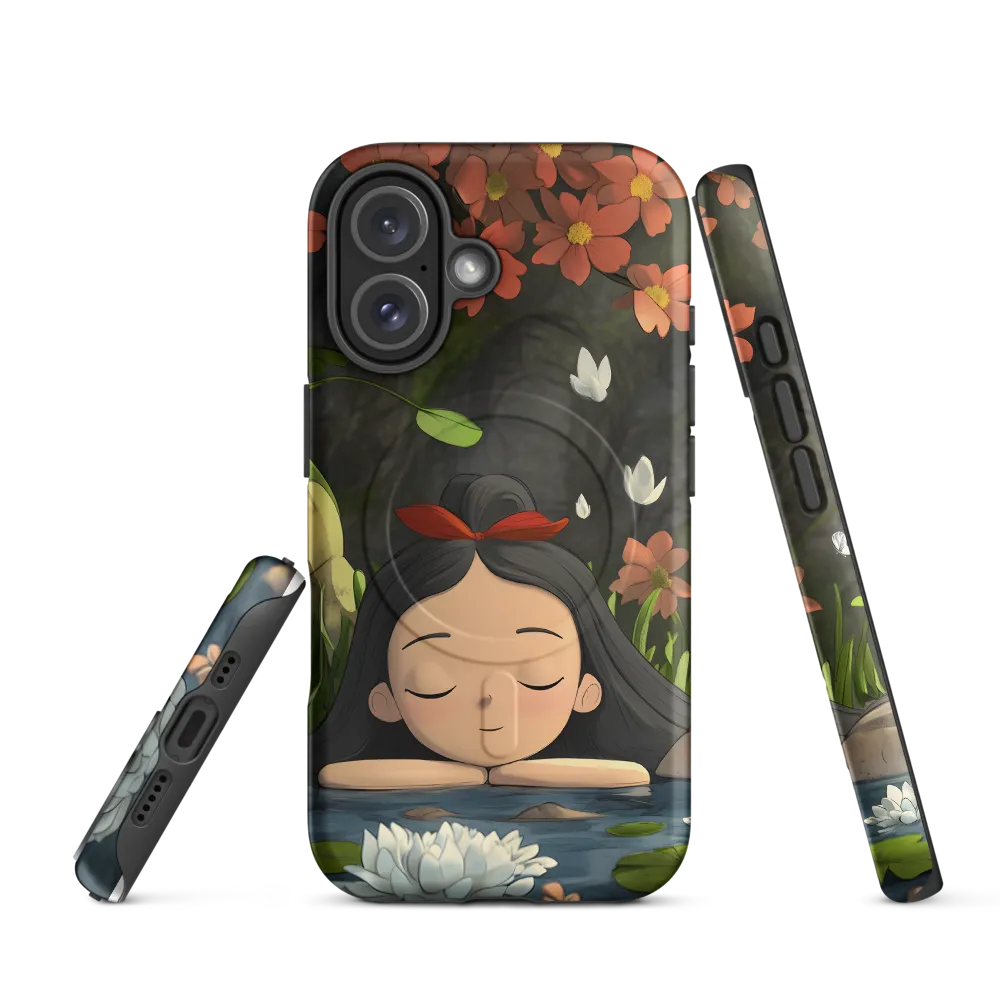 Tranquility by the Waterside | Phone Case |  16 | MagSafe® Tough Case | Matte