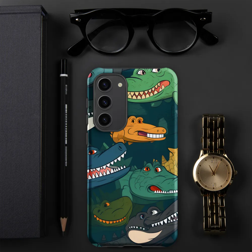 Cheerful Crocodilian Parade