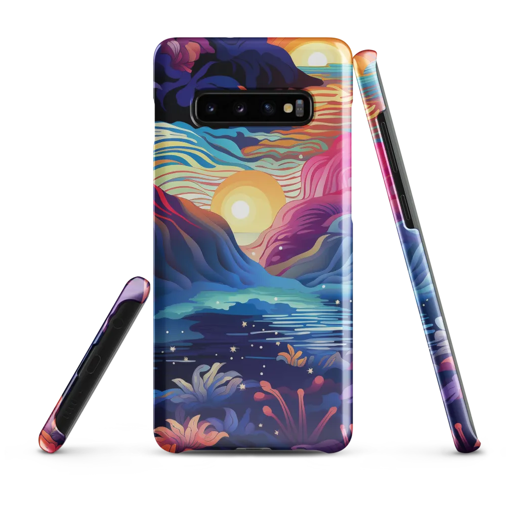 Tropical Dreamscape | Phone Case |  S10 Plus | Snap Case | Glossy