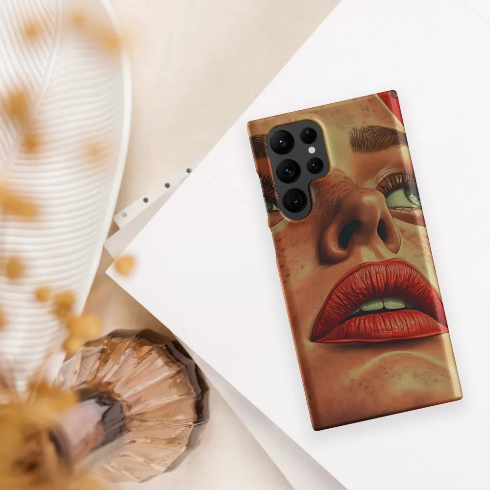 Red Intensity: A Portrait of Elegance