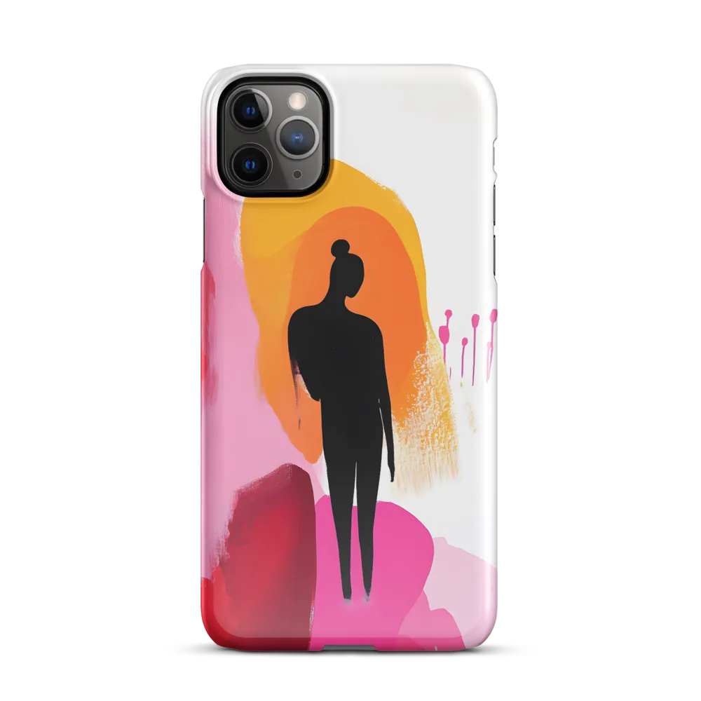 Silhouette in Colorful Abstraction | Phone Case |  11 Pro Max | Snap Case | Glossy