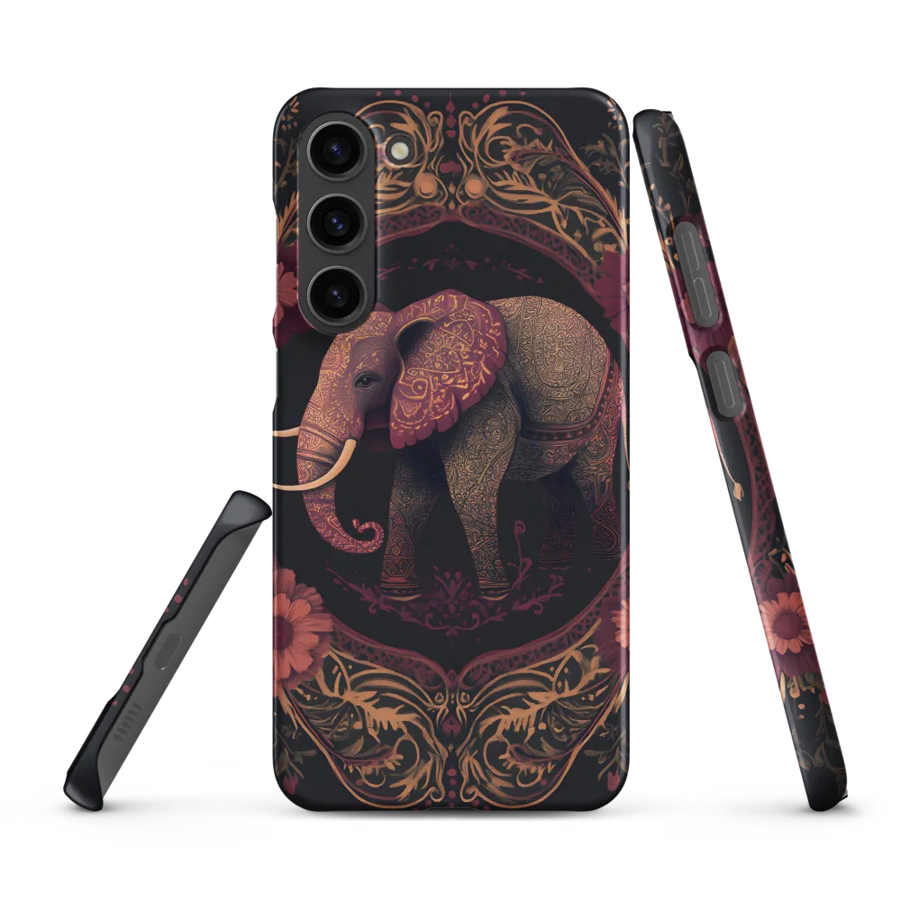 Regal Reverie: The Ornate Elephant | Phone Case |  S23 Plus | Snap Case | Matte