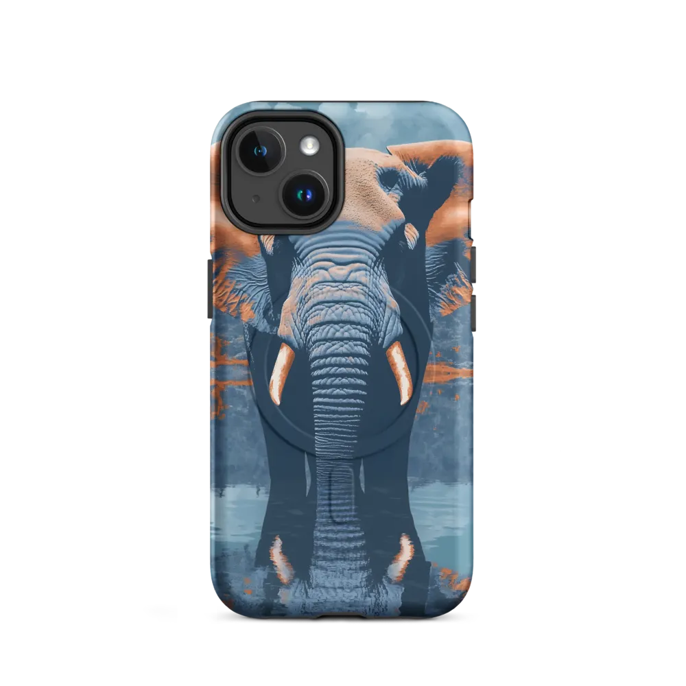 Majestic Reflection: The Elephant's Serenade