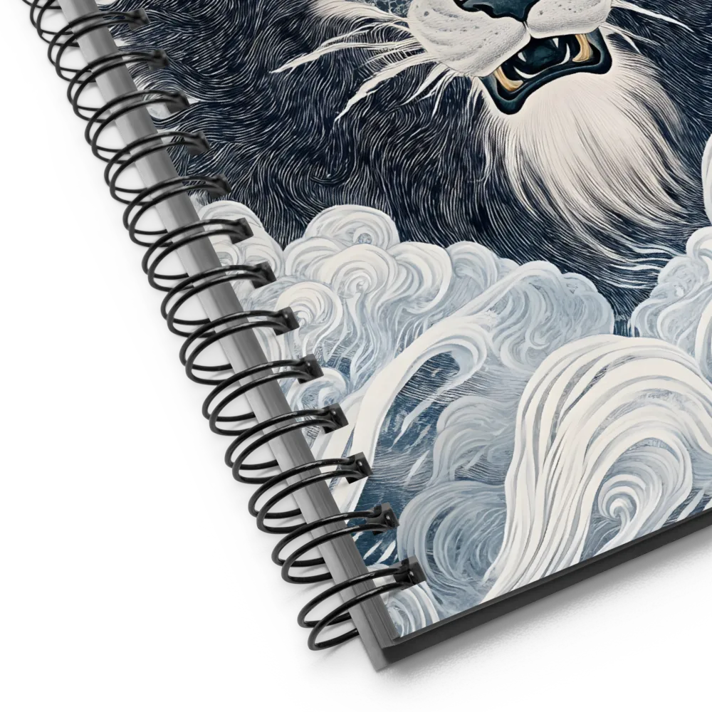 Fierce Majesty in the Storm | Spiral Notebook