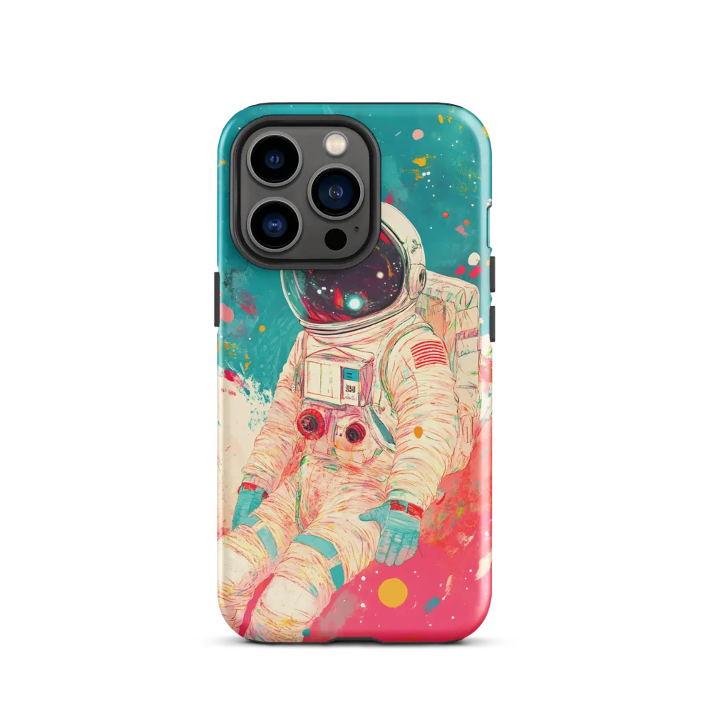Cosmic Explorer: An Astronaut's Journey | Phone Case |  13 Pro | Tough Case | Glossy
