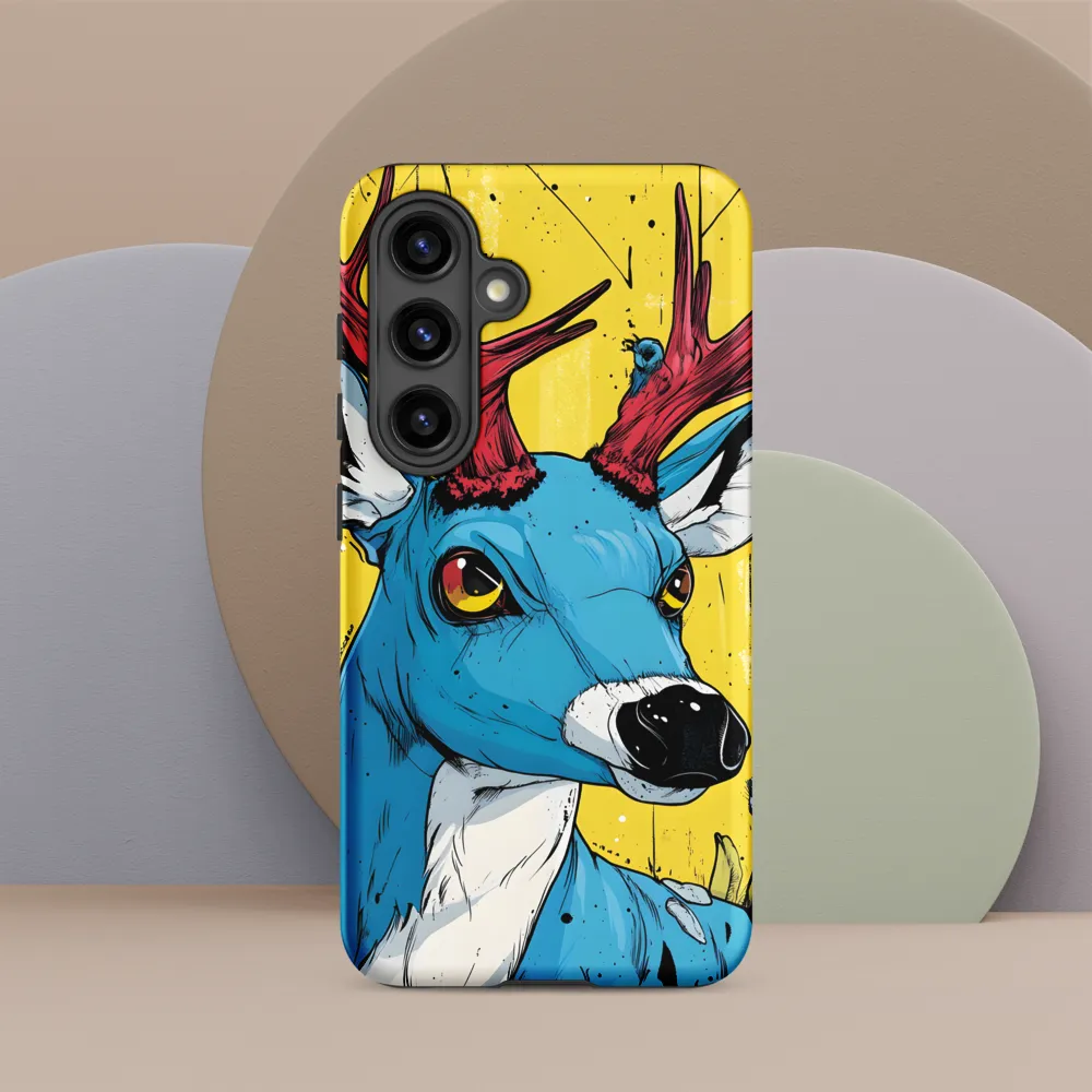 Vivid Antlers: A Modern Take on Nature