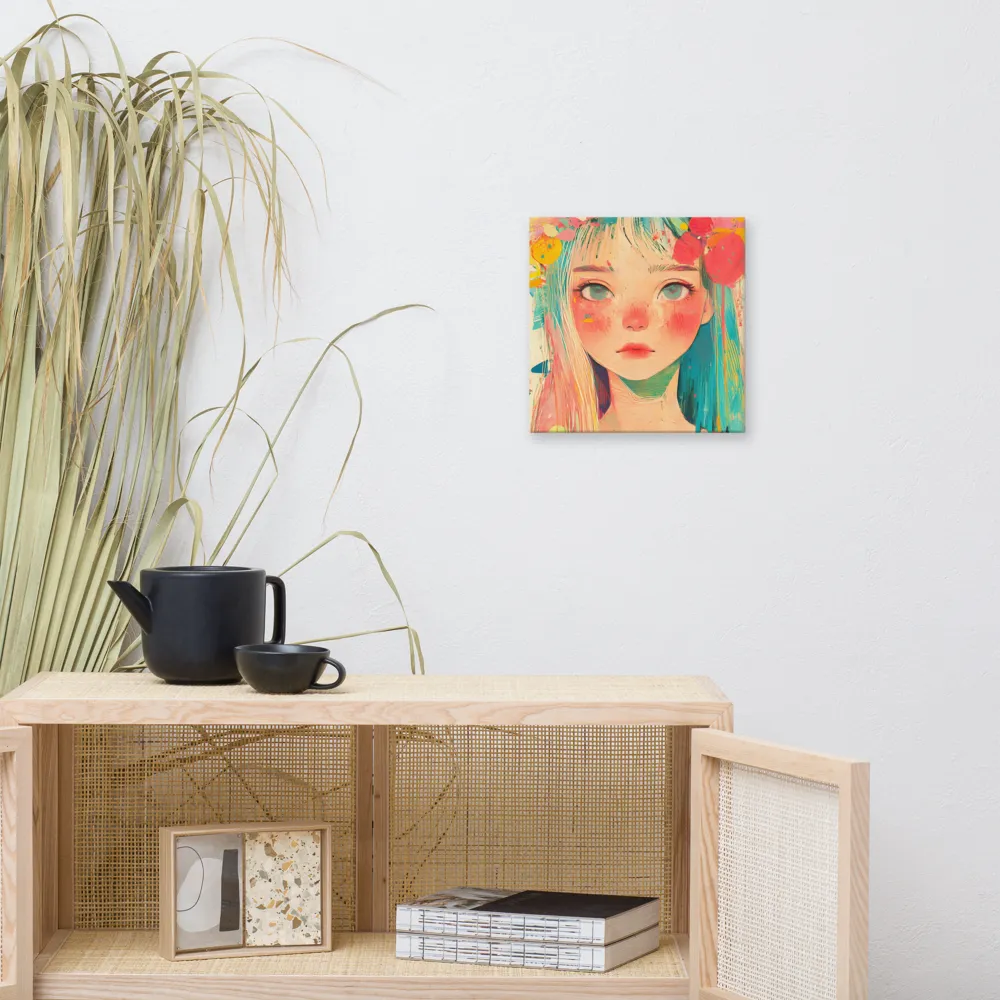 Whimsical Blossom | Canvas | 12″×12″
