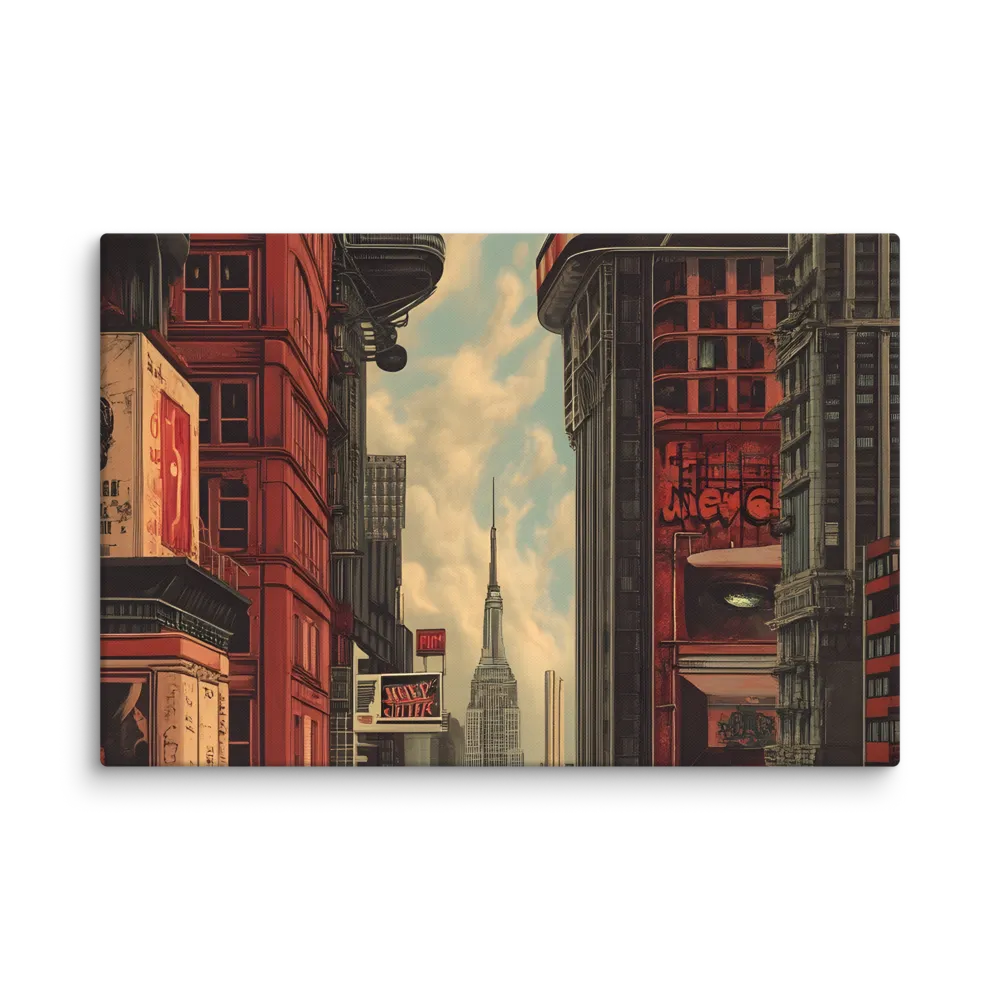 A Glimpse of Tomorrow: Urban Ambition | Canvas | 20″×30″