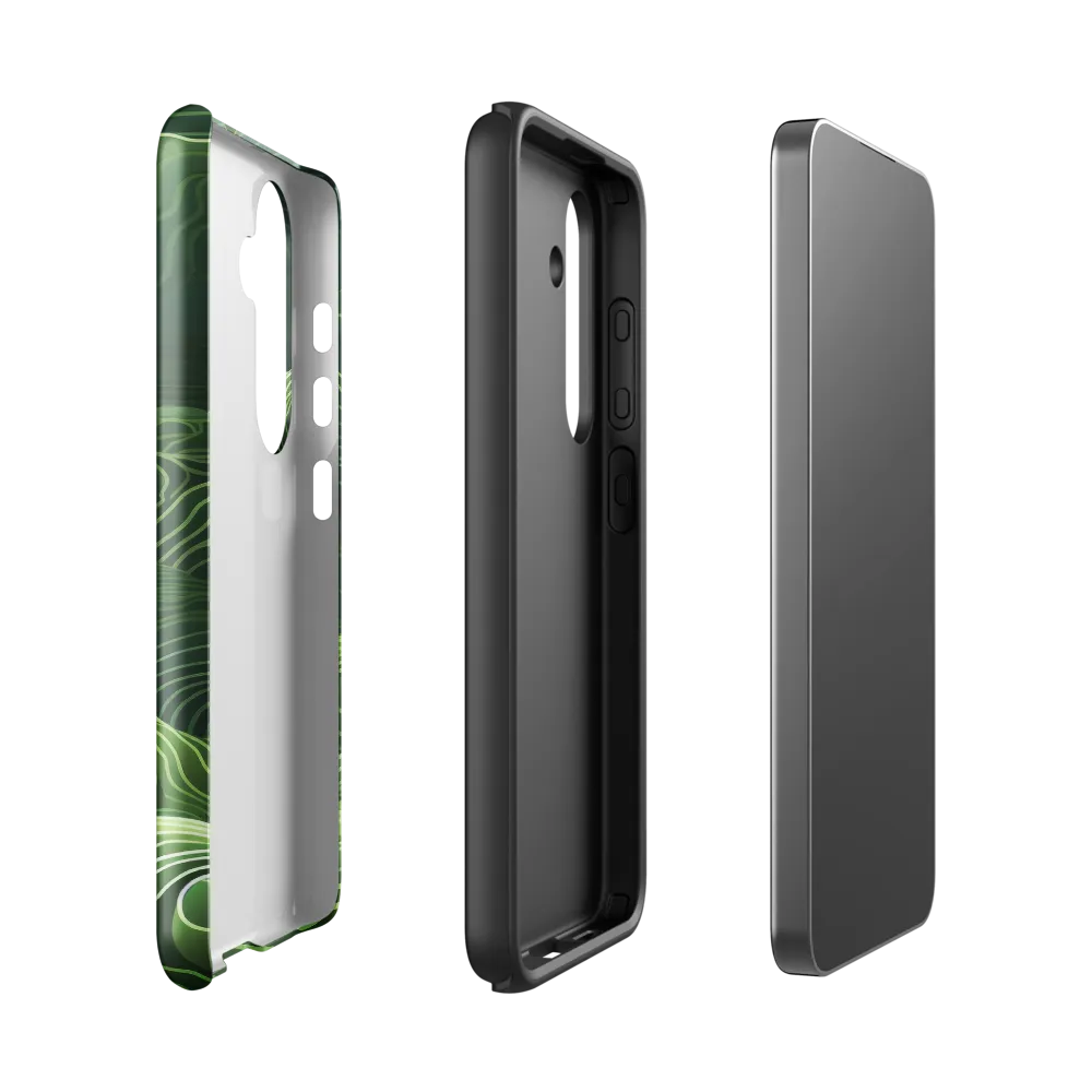 Whispers of Green Hills | Phone Case |  S24 | Tough Case | Glossy