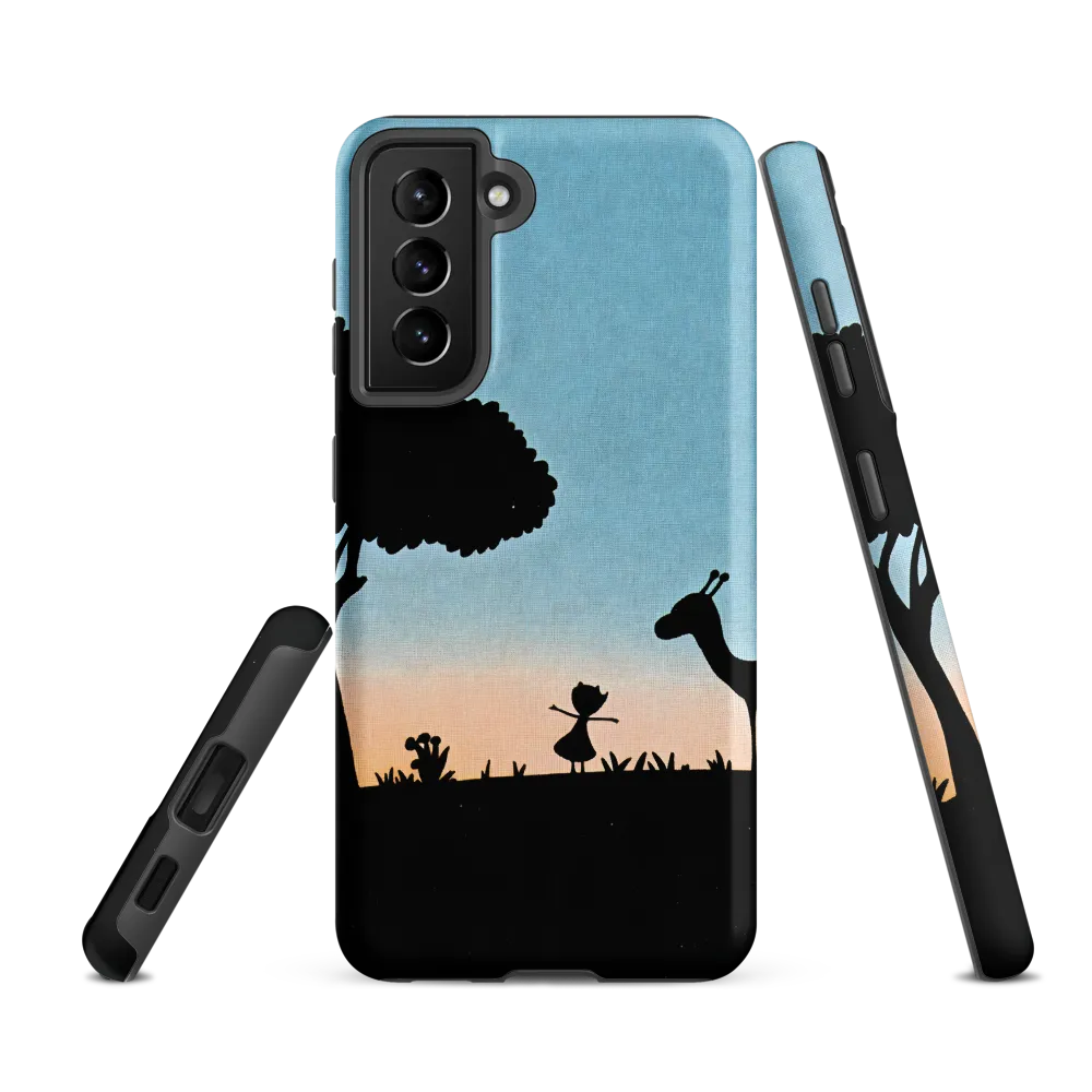 Curiosity in the Silhouette | Phone Case |  S21 FE | Tough Case | Matte