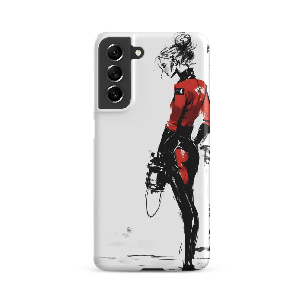The Edgy Elegance | Phone Case |  S21 FE | Snap Case | Matte