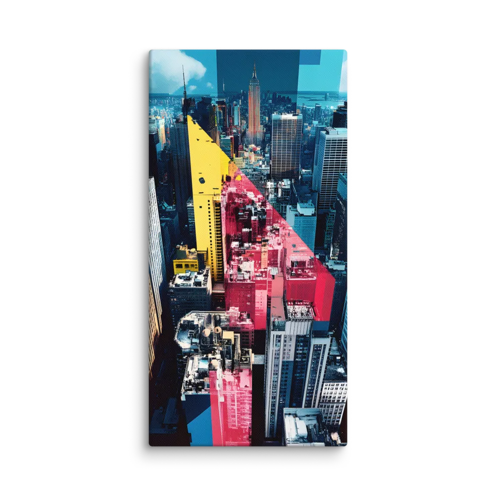 Dynamic Urban Symphony | Canvas | 10″×20″