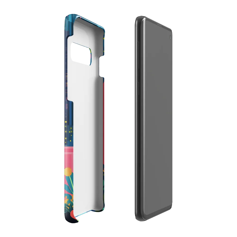 City of Dreams: A Multicolored Oasis | Phone Case |  S10 Plus | Snap Case | Glossy