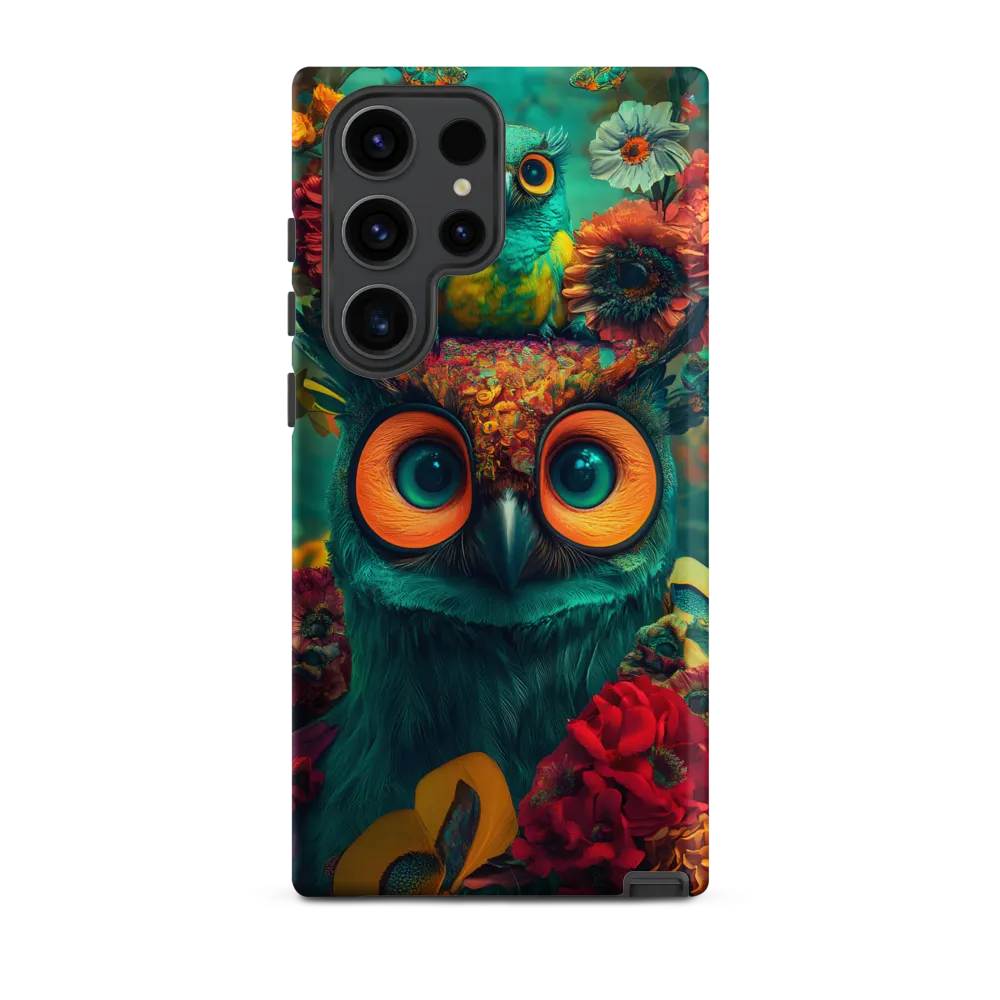 Majestic Harmony: The Floral Owl
