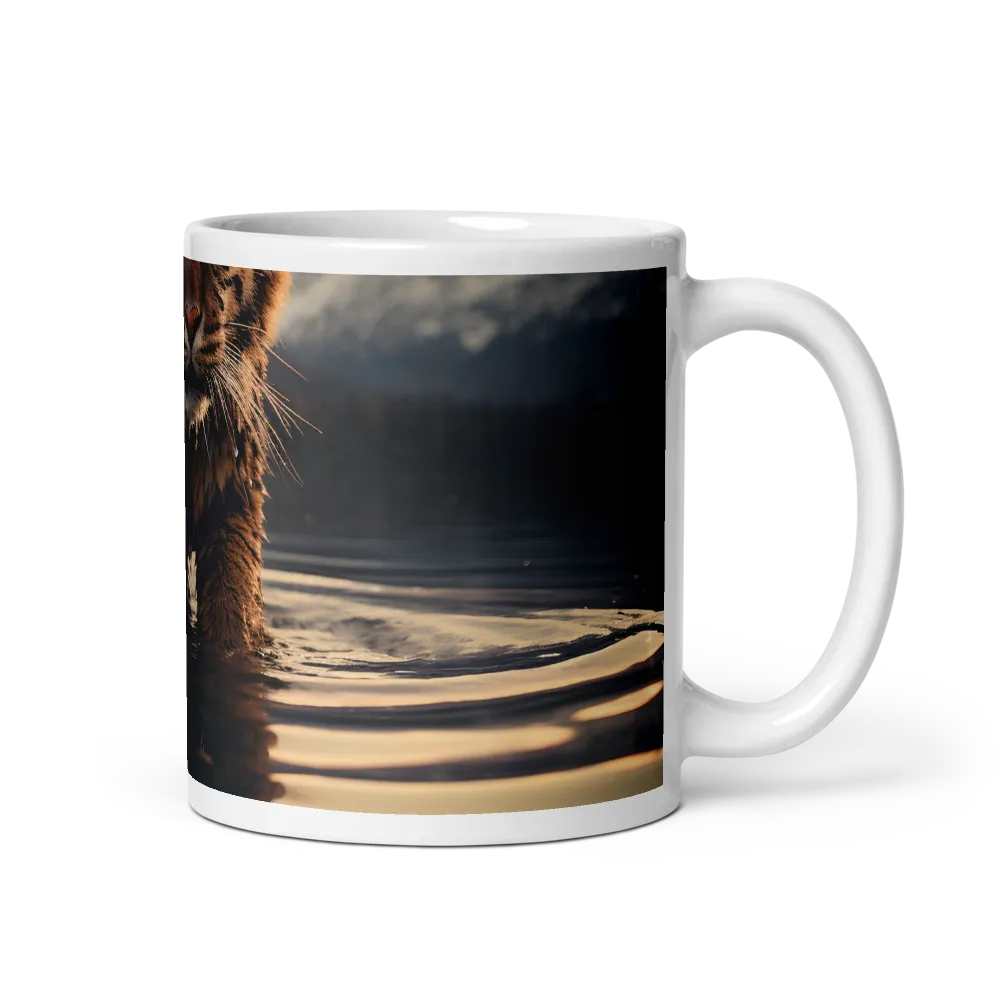 Majestic Reflection: The Tiger's Domain | Mugs | Multiple Sizes & Colors