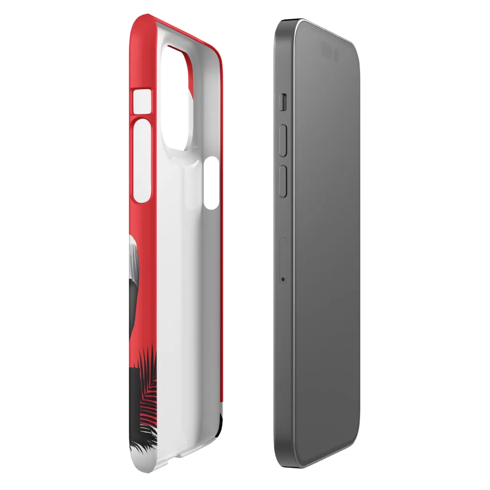 Contemplation in Red | Phone Case |  14 Pro Max | Snap Case | Matte