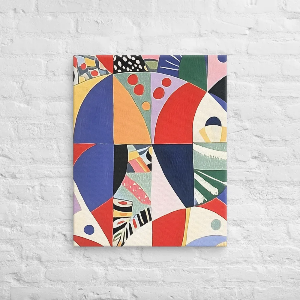 Dynamic Mosaic Symmetry | Canvas | 24″×30″