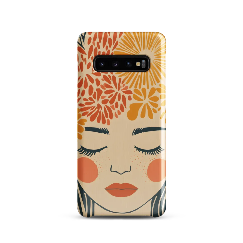 Serenity in Bloom | Phone Case |  S10 | Snap Case | Glossy