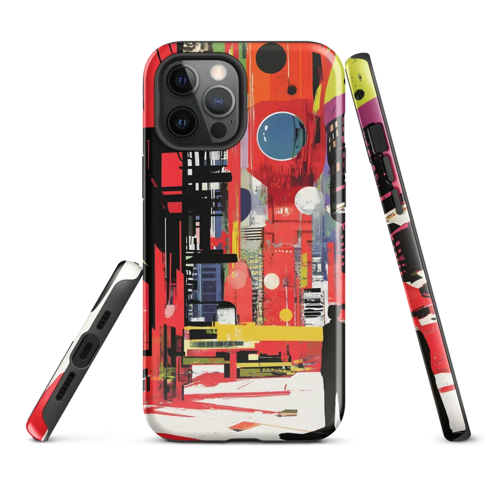 Urban Echoes: A Futuristic Reverie | Phone Case |  12 Pro Max | Tough Case | Glossy