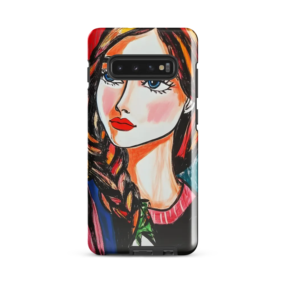 Confident Gaze | Phone Case |  S10 Plus | Tough Case | Glossy