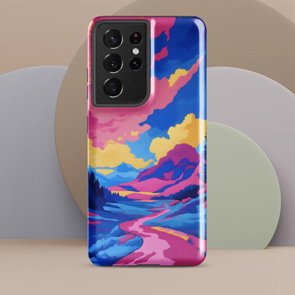 Dreamscape: The Serene River | Phone Case |  S21 Ultra | Tough Case | Glossy