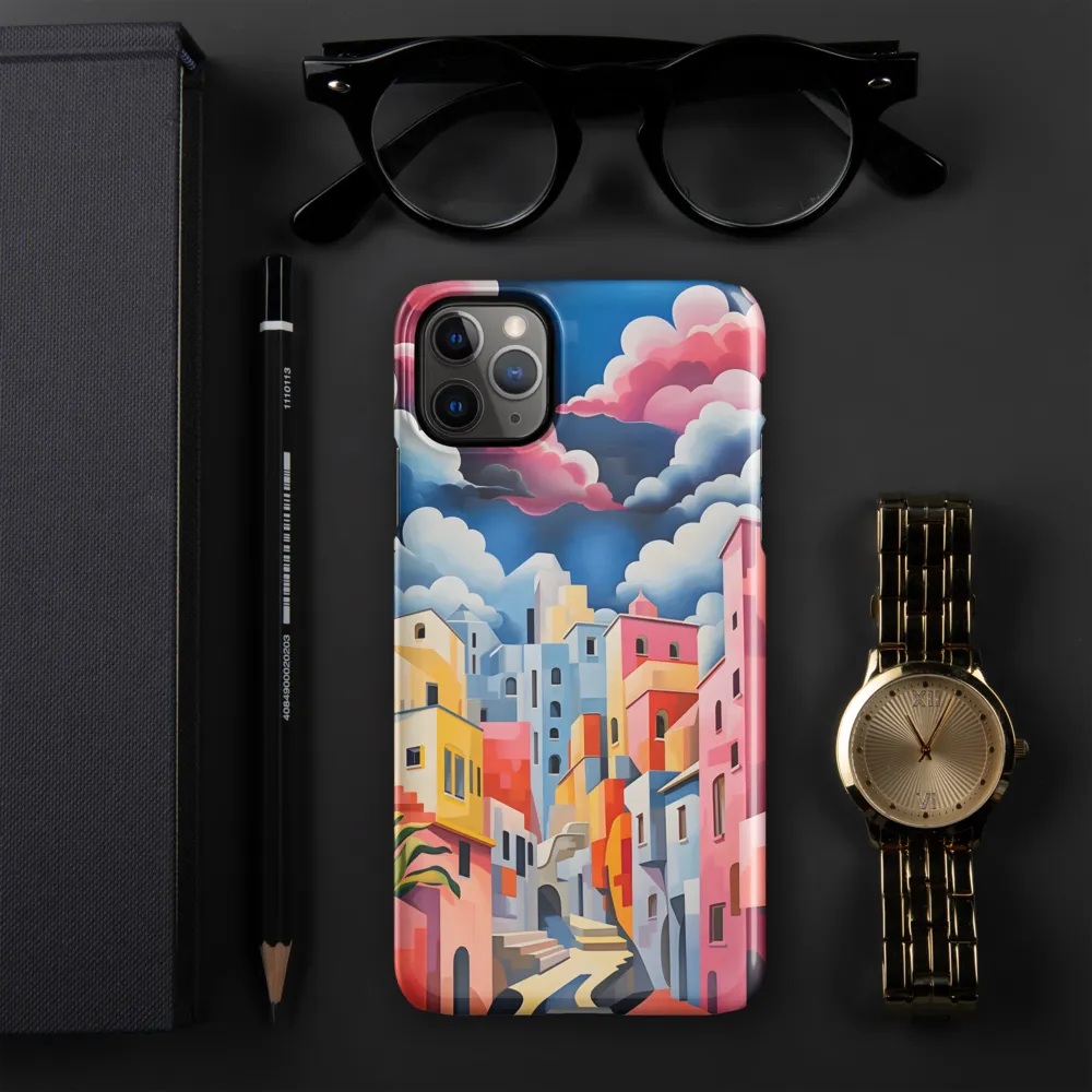 Whimsical Cityscape | Phone Case |  11 Pro Max | Snap Case | Glossy