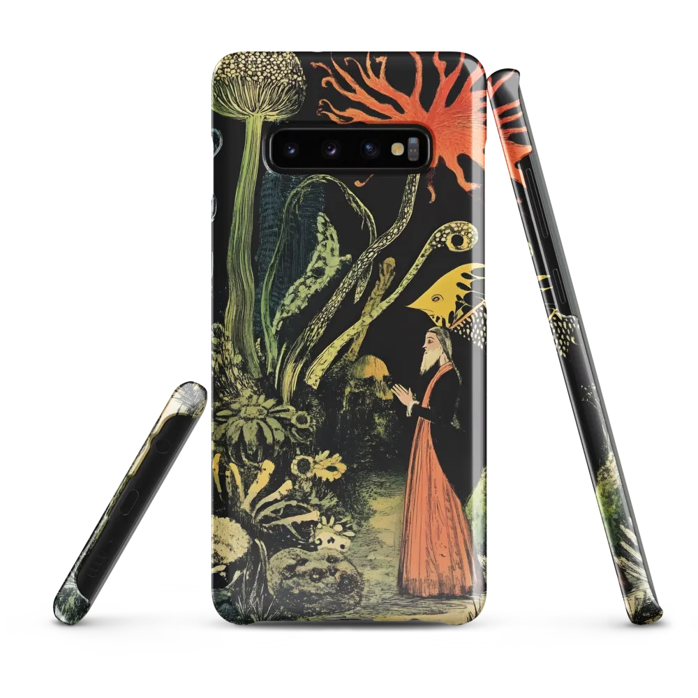 Enchanted Encounter in a Fantastical Garden | Phone Case |  S10 Plus | Snap Case | Glossy