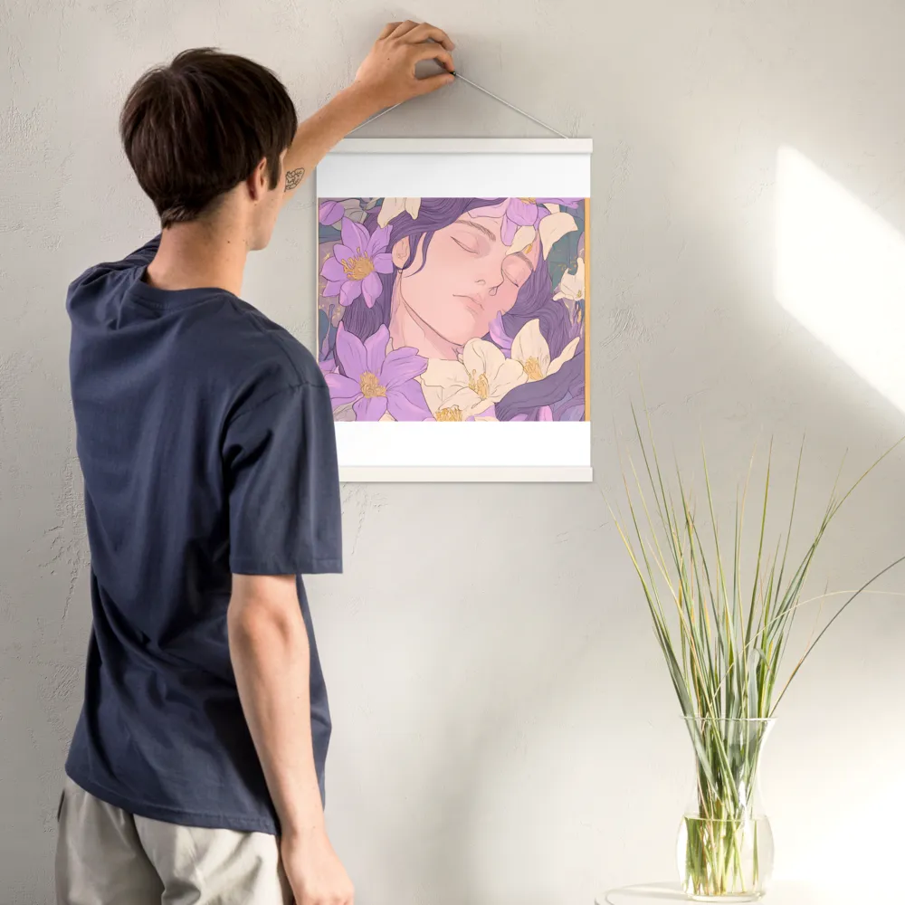 Harmony in Bloom | Poster With White Wood Hanger | 16″×20″
