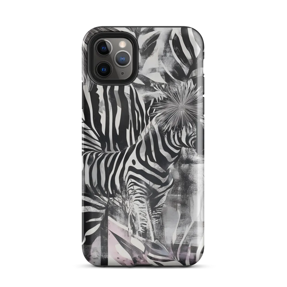 Zebra in the Jungle of Illusions | Phone Case |  11 Pro Max | Tough Case | Glossy