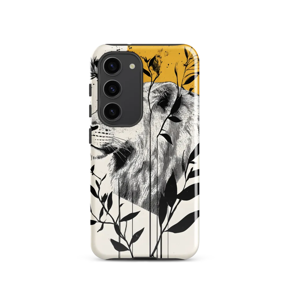 Regal Serenity: The Lion and Flora