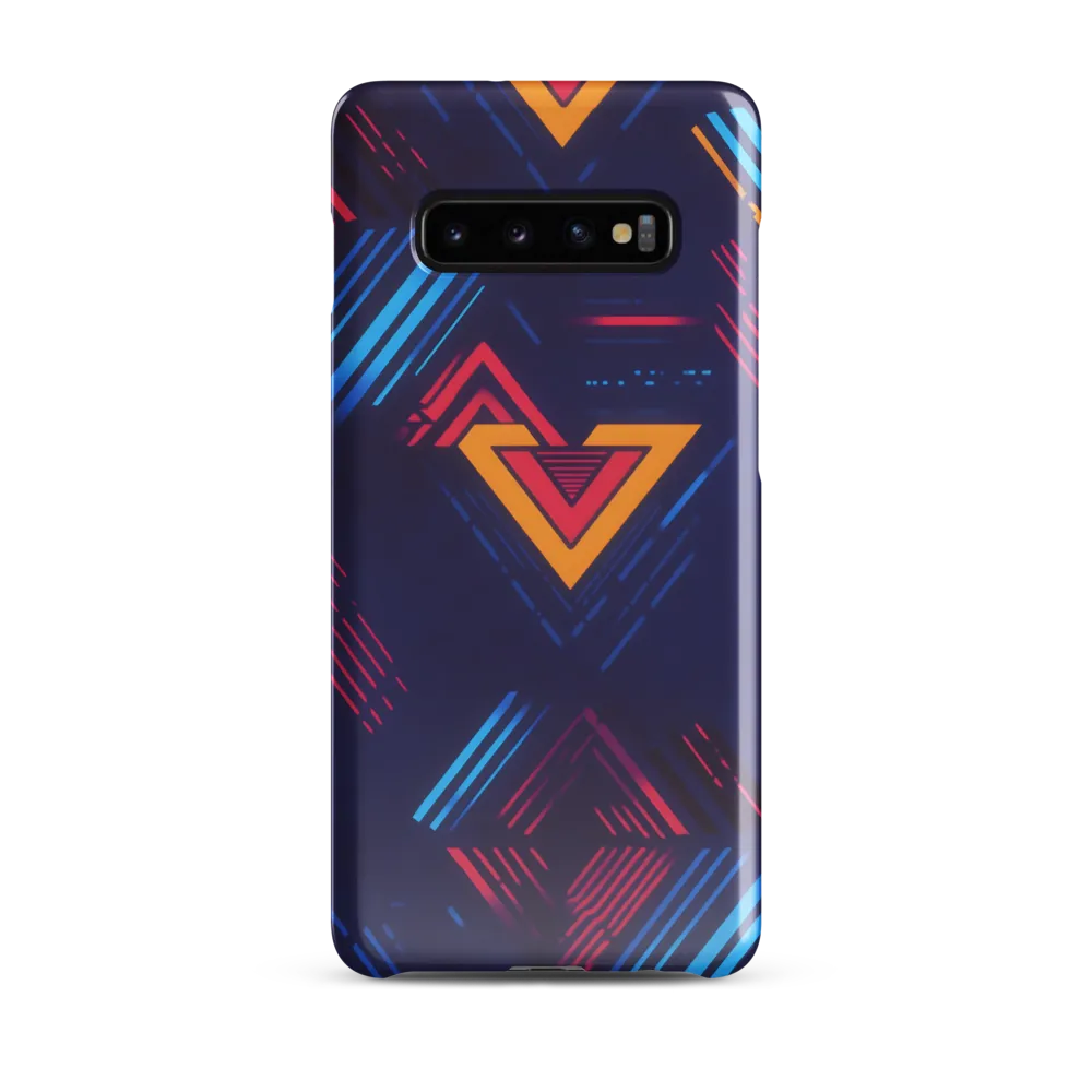 Dynamic Geometric Symphony | Phone Case |  S10 Plus | Snap Case | Glossy