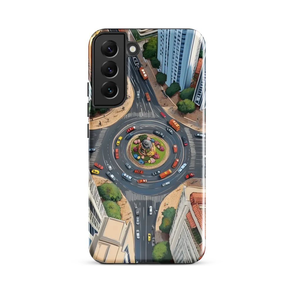 Urban Symphony: Aerial Vision of City Life