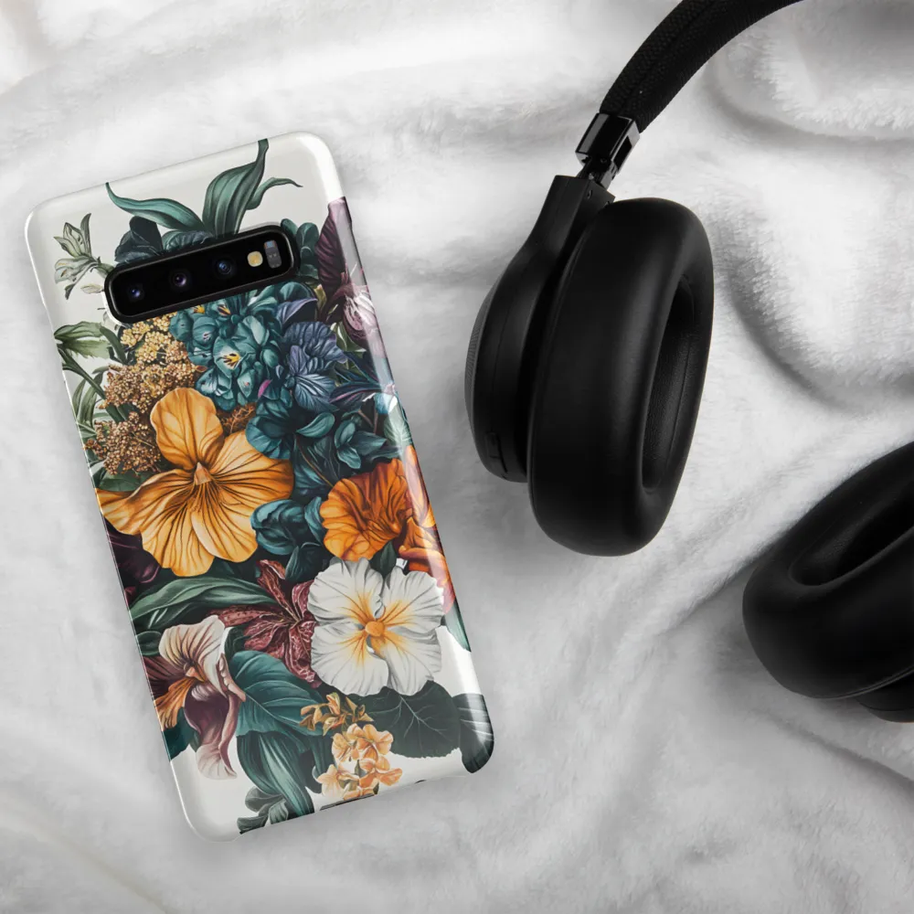 Floral Symphony | Phone Case |  S10 Plus | Snap Case | Glossy