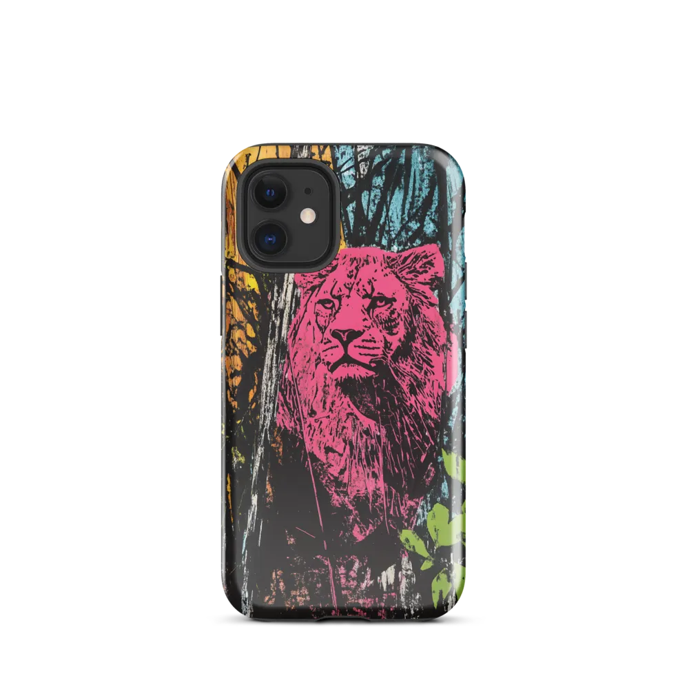 Fierce Vibrance: The Pink Lion