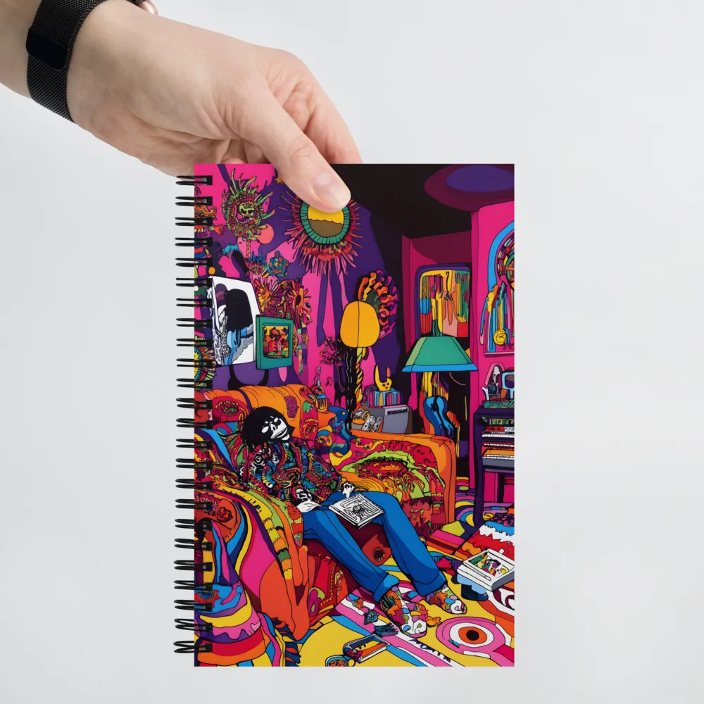 Psychedelic Reverie | Spiral Notebook