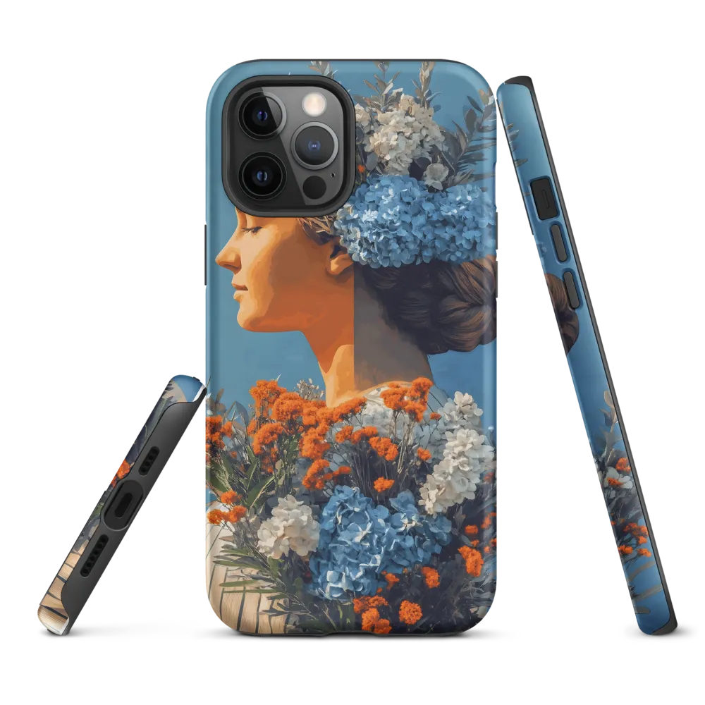 Floral Reverie: A Portrait of Serenity