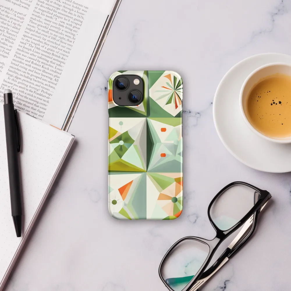 Harmonic Geometric Symphony | Phone Case |  14 | Snap Case | Glossy