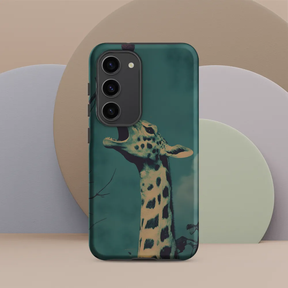 Whispers of the Tall: A Surreal Giraffe Encounter