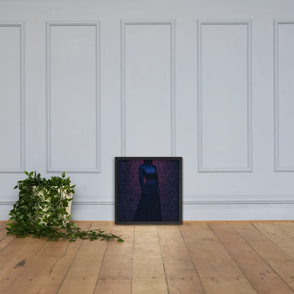 Veil of Enigma | Poster with Black Frame | 18″×18″