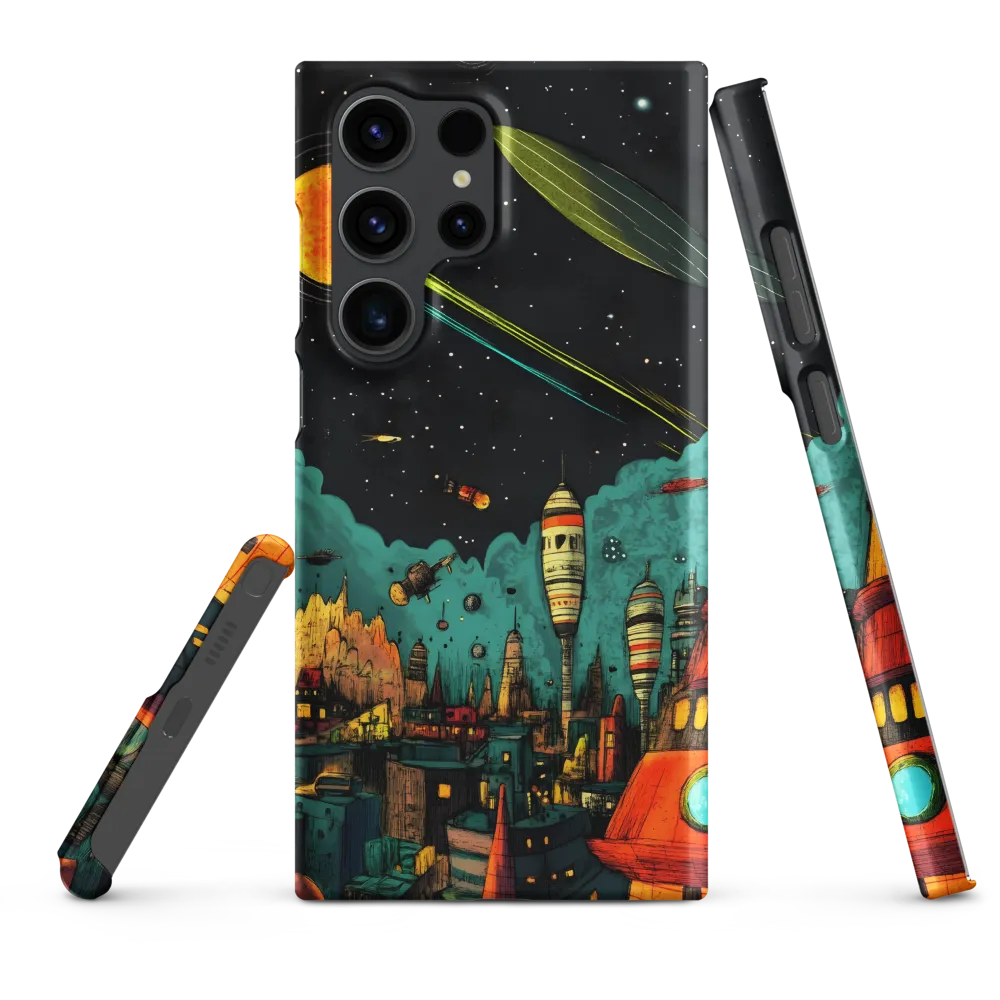 Galactic Cityscape: A Journey Through Imagination