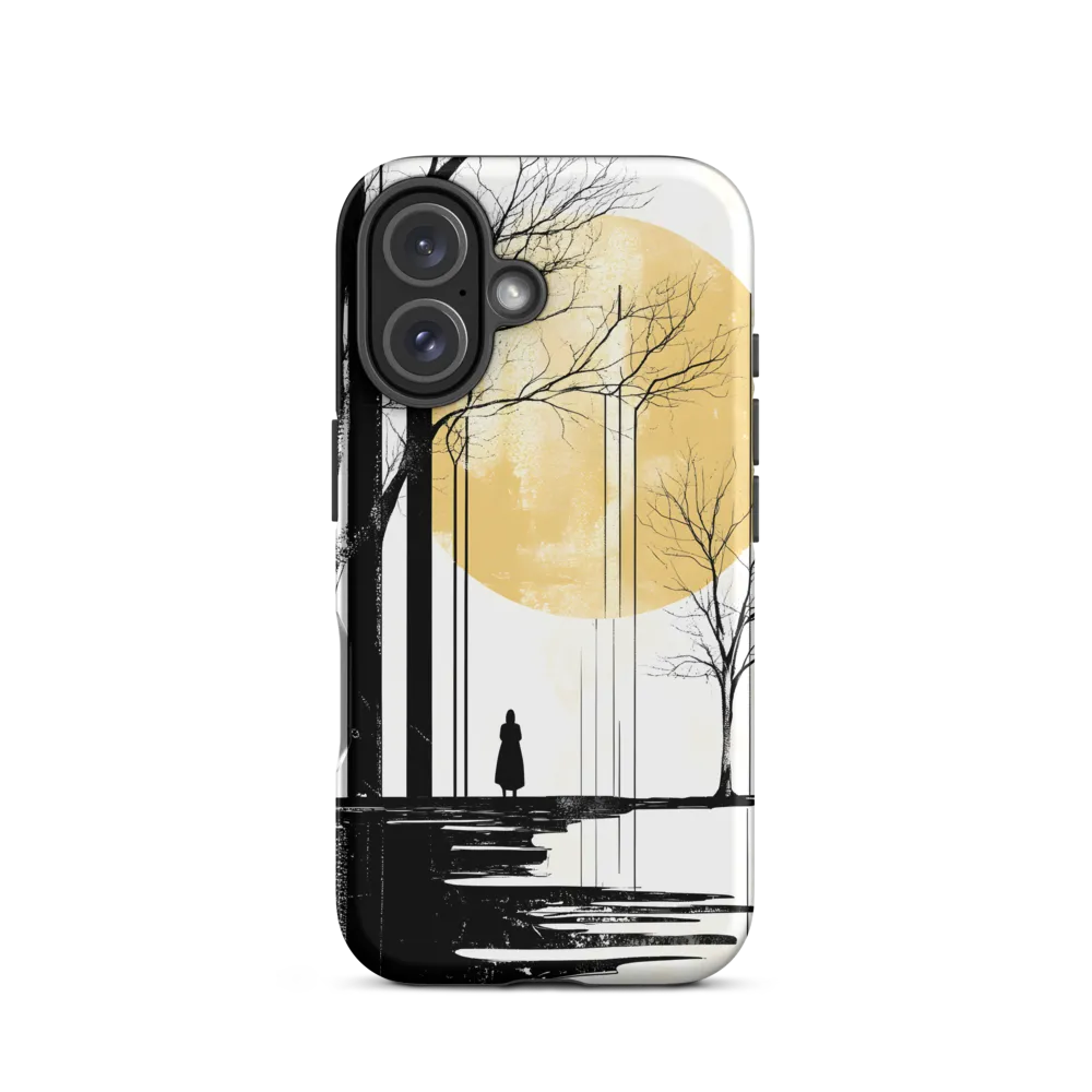 Solitude Under the Yellow Sun | Phone Case