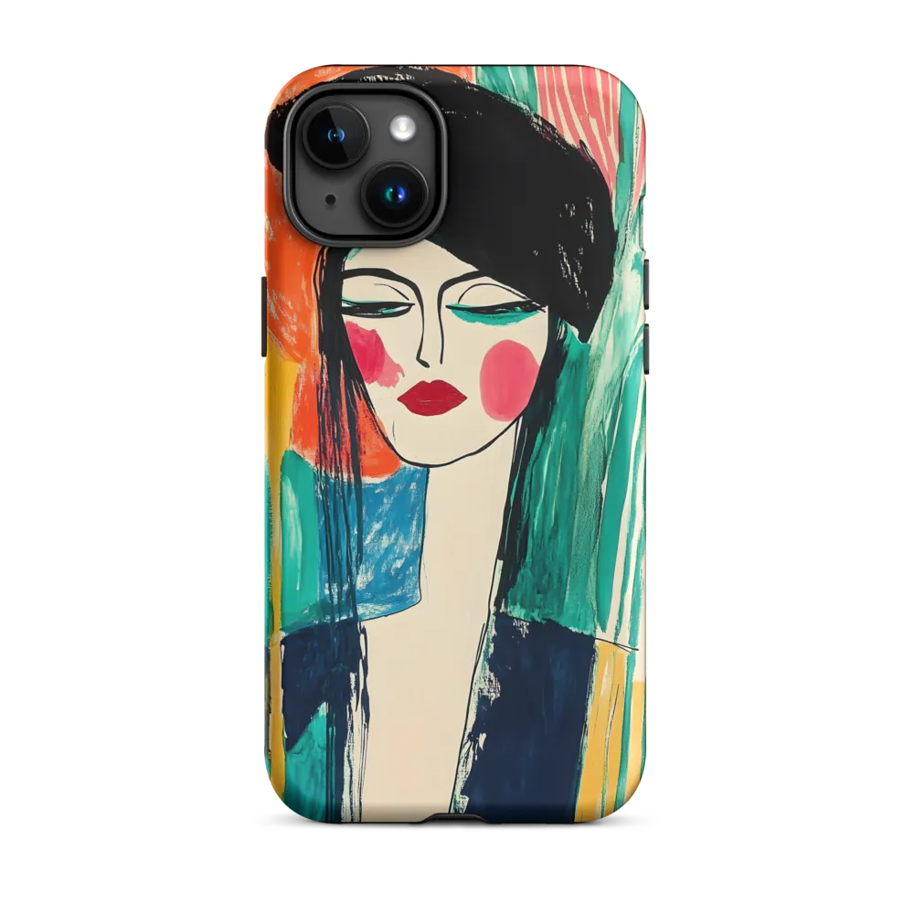 Portrait of Confidence | Phone Case |  15 Plus | Tough Case | Matte